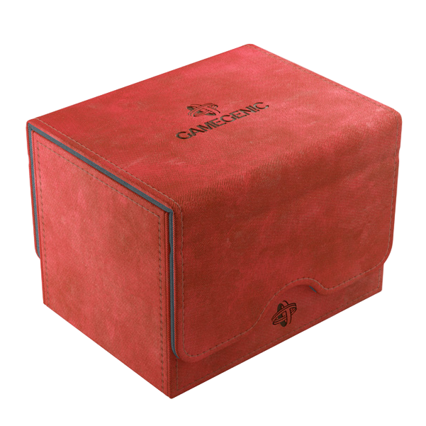 Red card game box with Gamegenic logo on a white background