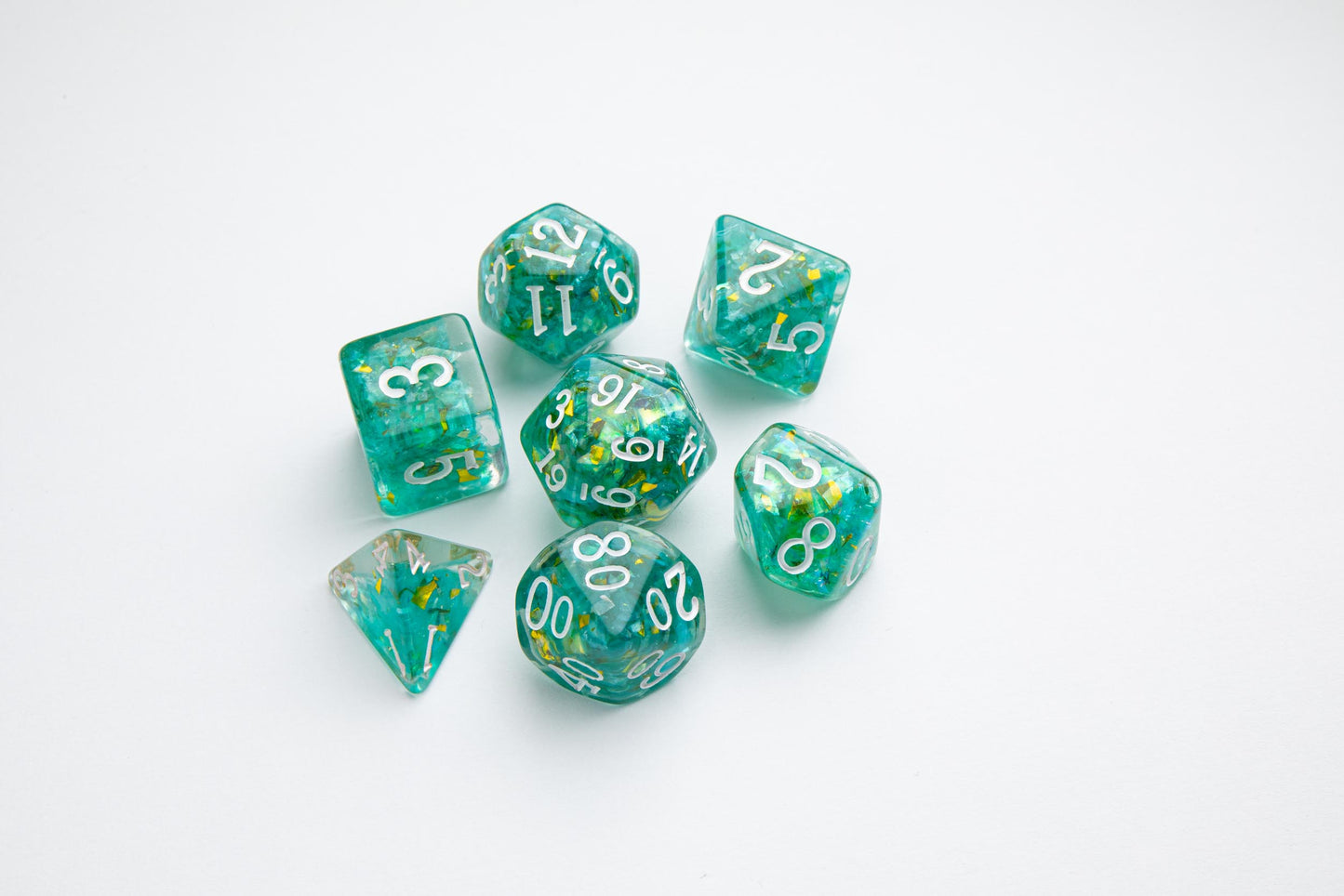 DICE Candy-like Series Mint RPG Dice Set 7pcs