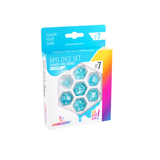 DICE Candy-like Series Blueberry RPG Dice Set 7pcs