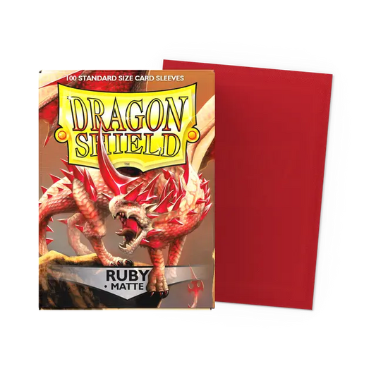 SLEEVES Dragon Shield Matte Ruby(100ct)