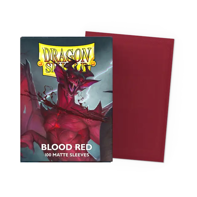 SLEEVES Dragon Shield Blood Red (100ct)