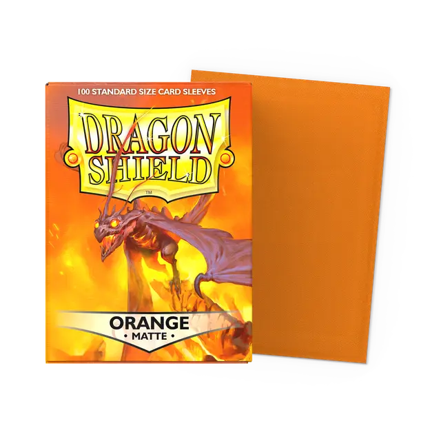 SLEEVES Dragon Shield MATTE - Orange (100ct)