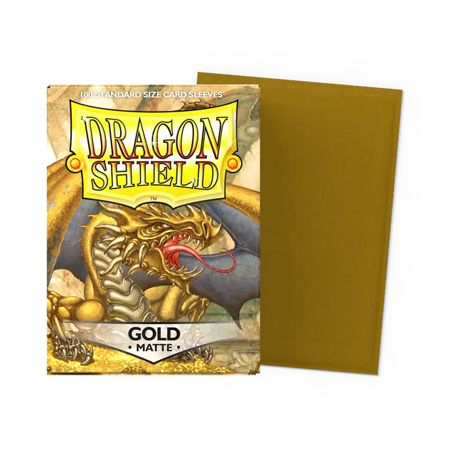 SLEEVES Dragon Shield MATTE - Gold (100ct)