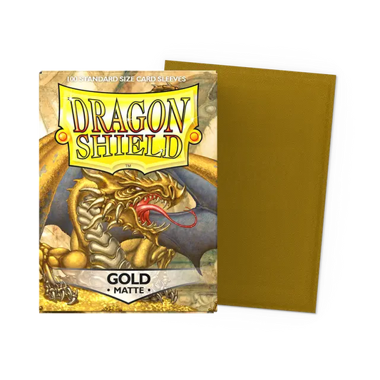 SLEEVES Dragon Shield MATTE - Gold (100ct)