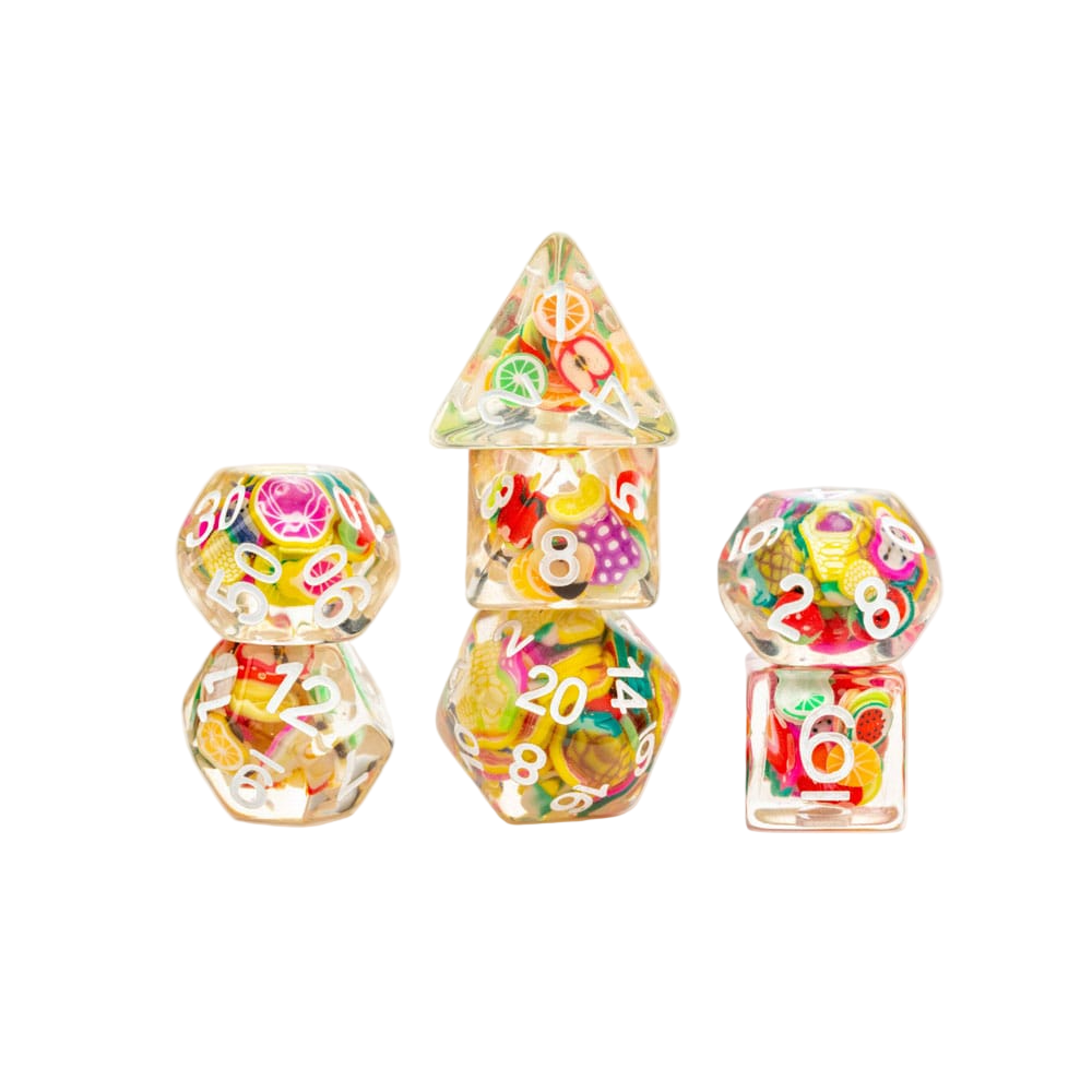 FanRoll Dice Set Fruit (7)