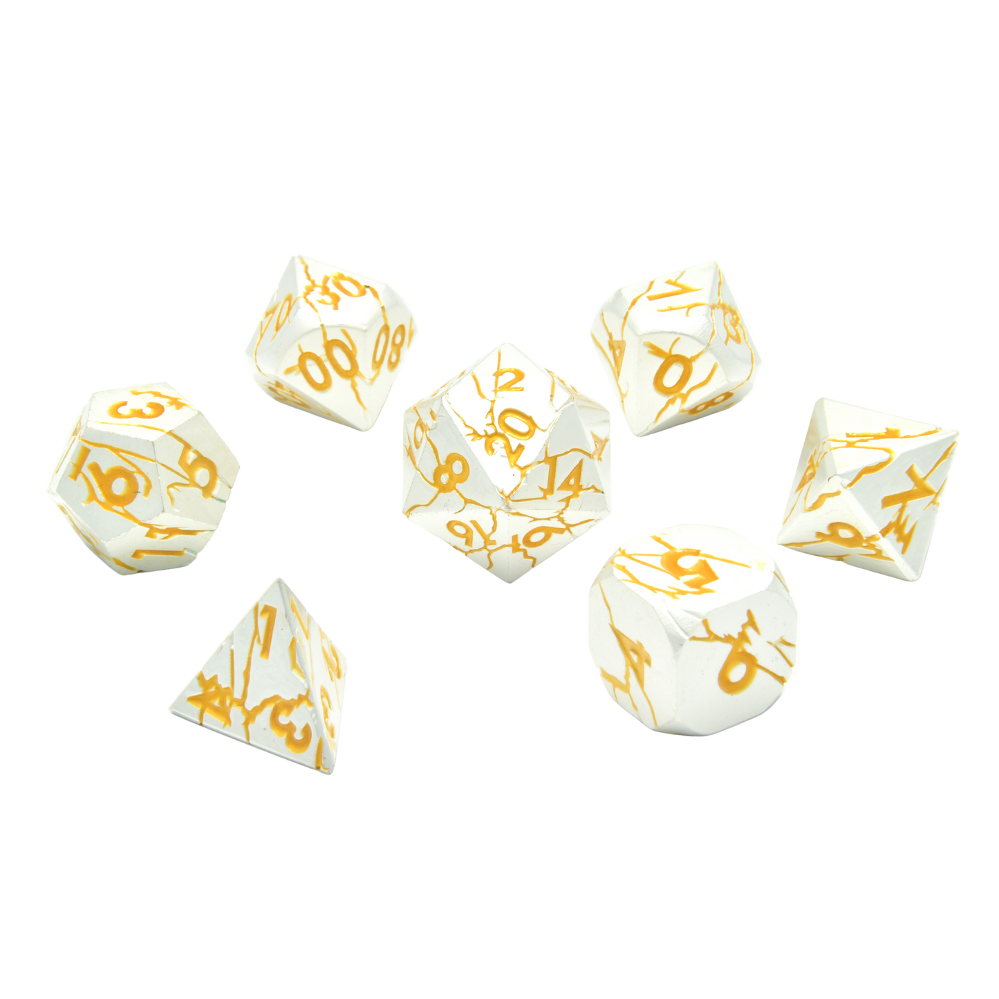 Divine Decree Metal RPG Dice Set
