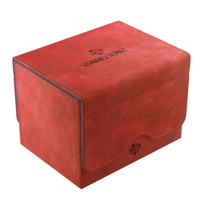 Red card game box with Gamegenic logo on a white background