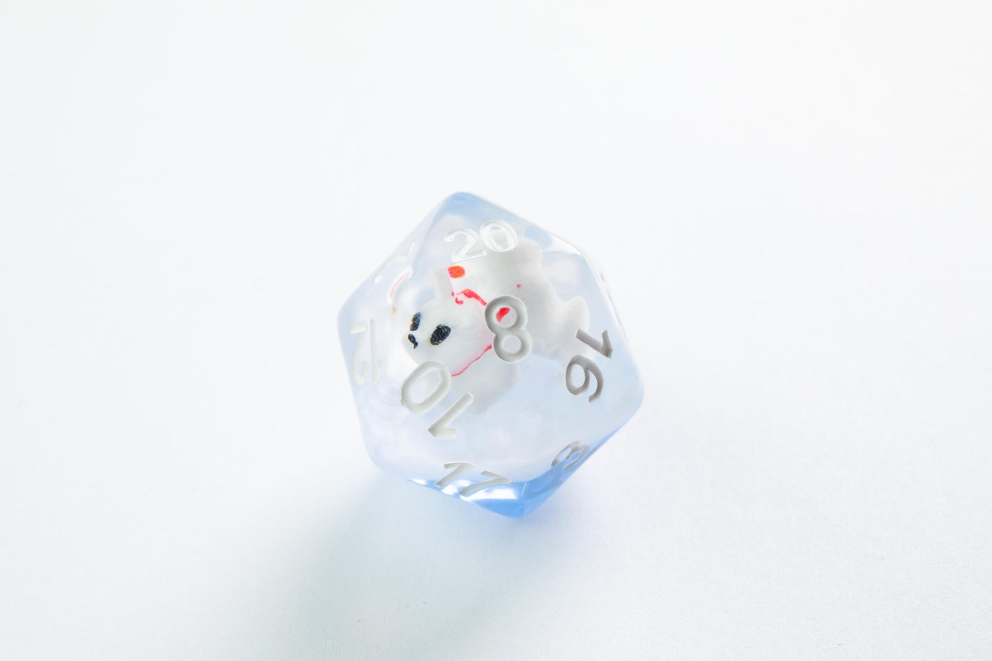 DICE Embraced Polar Bear RPG Dice Set 7pcs