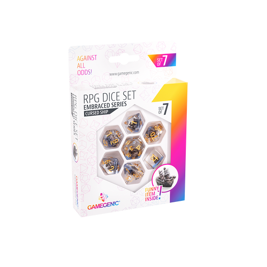 DICE Embraced Cursed Ship RPG Dice Set 7pcs