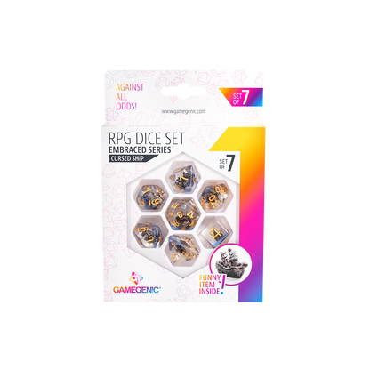 DICE Embraced Cursed Ship RPG Dice Set 7pcs
