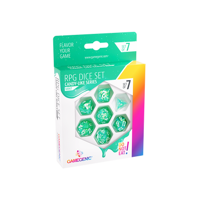 DICE Candy-like Series Mint RPG Dice Set 7pcs