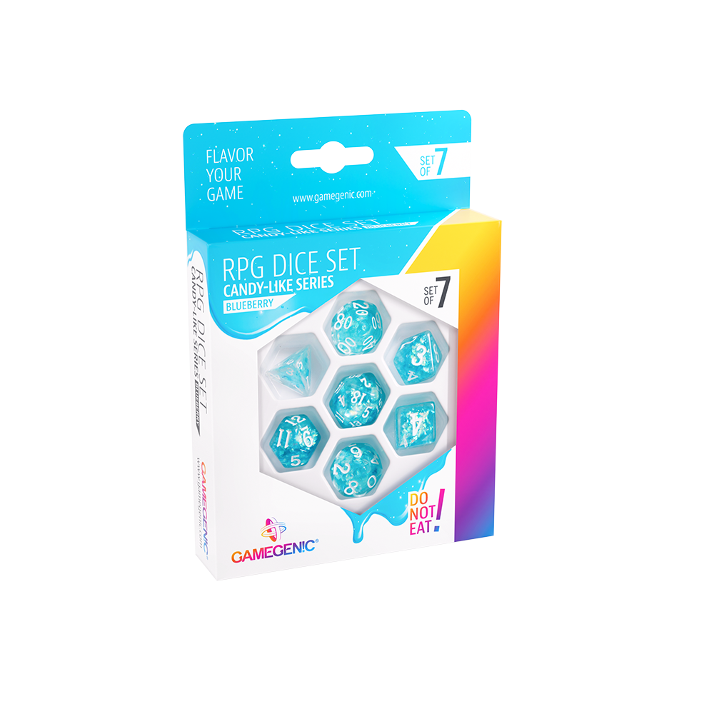 DICE Candy-like Series Blueberry RPG Dice Set 7pcs