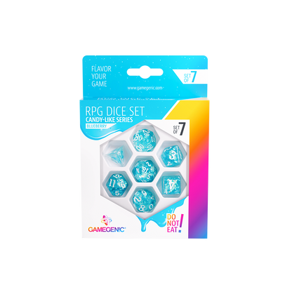 DICE Candy-like Series Blueberry RPG Dice Set 7pcs