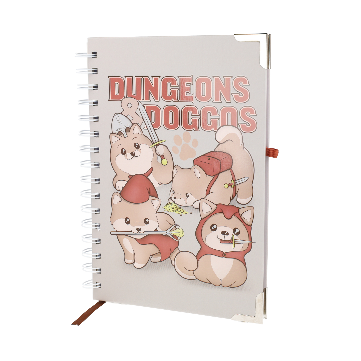 Dungeons and Doggos Spiral Notebook