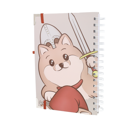 Dungeons and Doggos Spiral Notebook