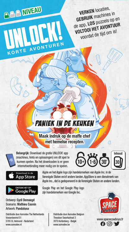 Unlock! Korte Avonturen Paniek in de keuken