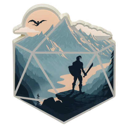 The d20 Champion Pin