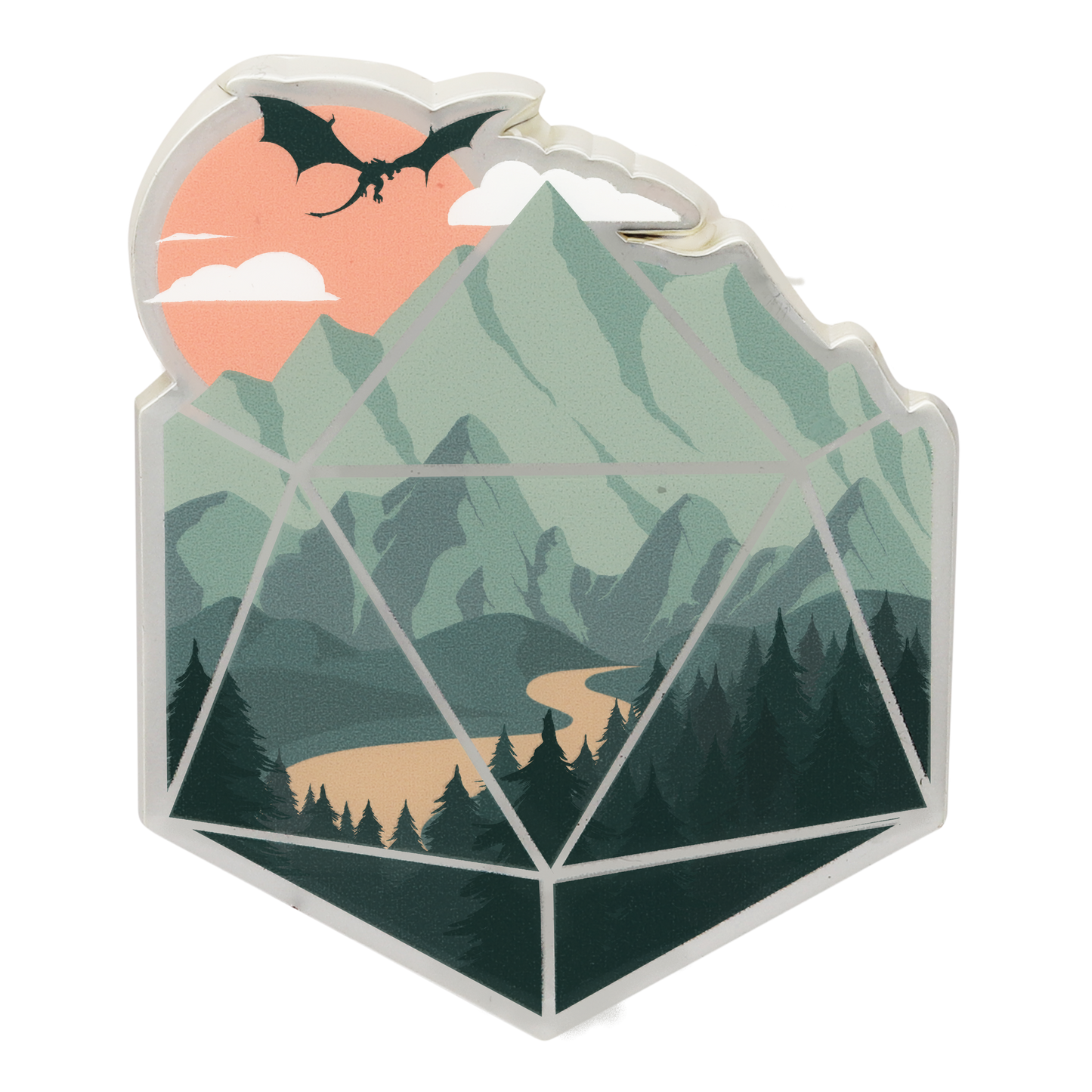 The d20 Scene Pin