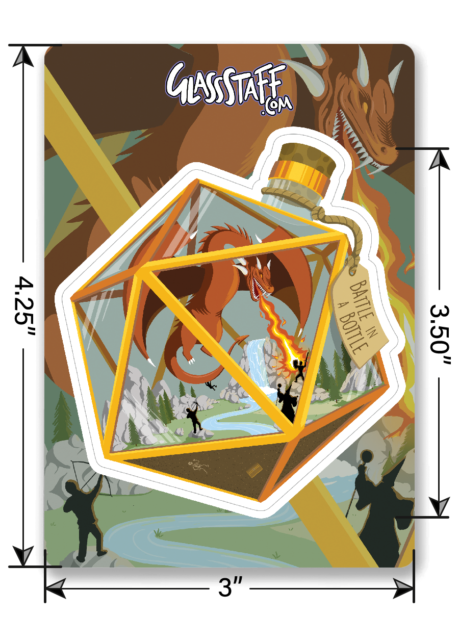 Battle in a Bottle Sticker