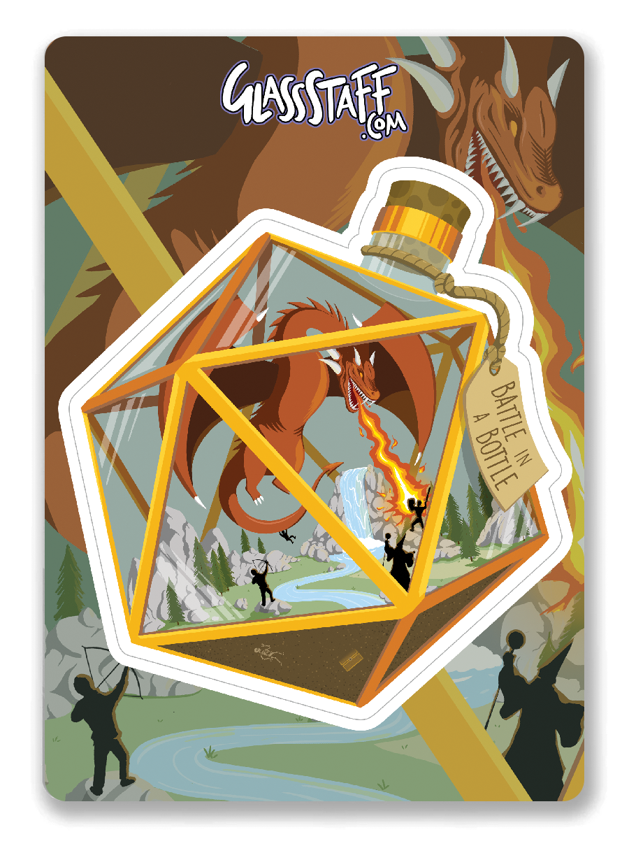 Battle in a Bottle Sticker
