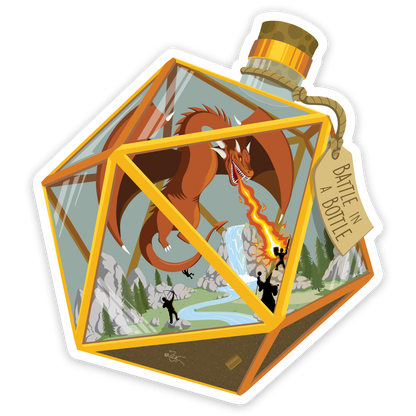Battle in a Bottle Sticker