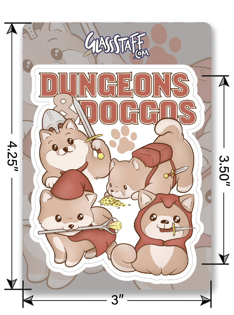 Dungeons and Doggos Sticker