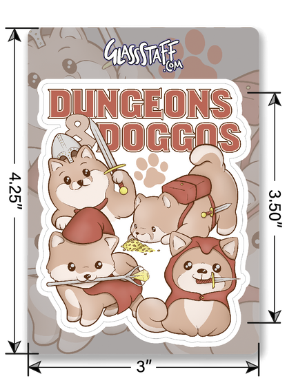 Dungeons and Doggos Sticker