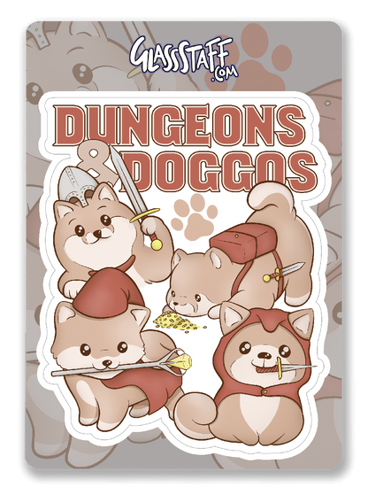 Dungeons and Doggos Sticker