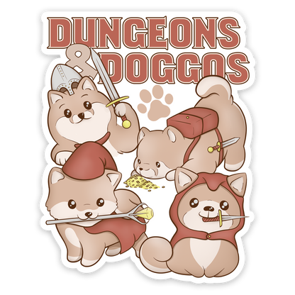 Dungeons and Doggos Sticker