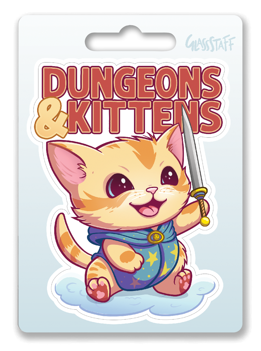 Dungeons and Kittens Sticker