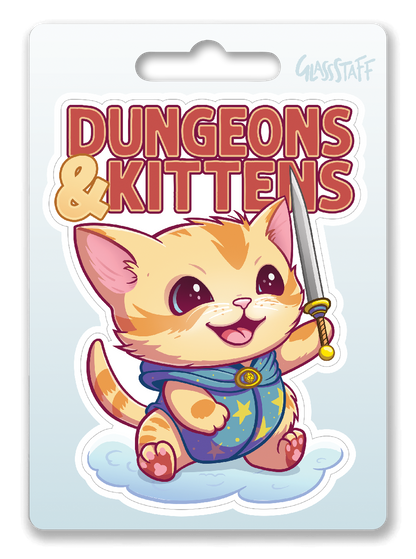 Dungeons and Kittens Sticker