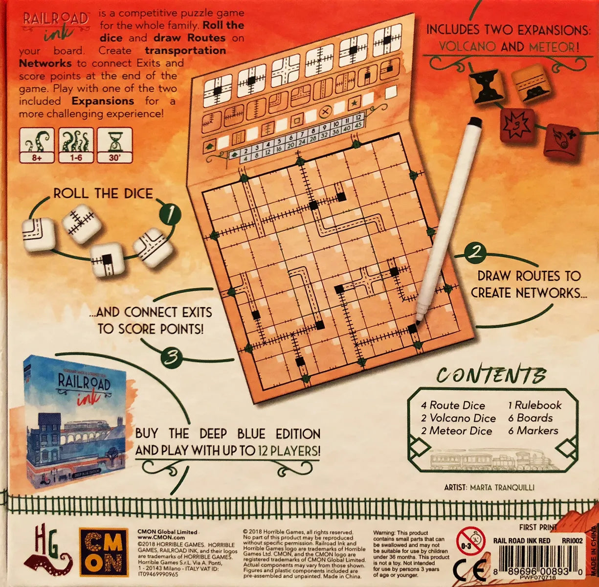 Railroad Ink Blazing Red Edition