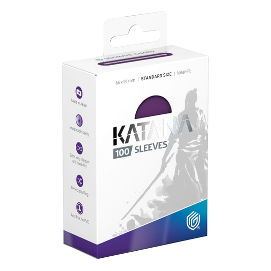 Ultimate Guard Katana Sleeves Standard Size (100) - Iris Bloom